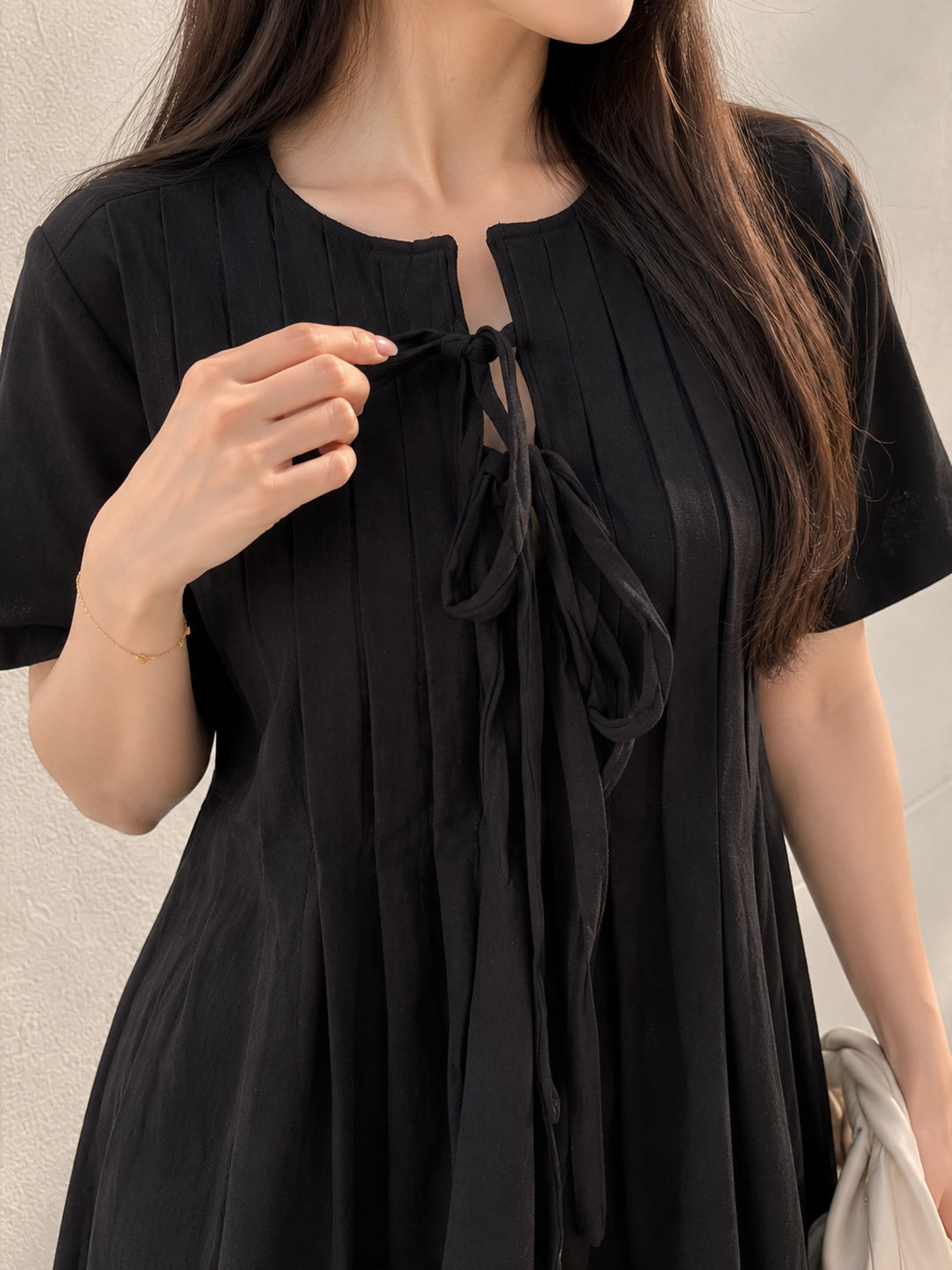 Senta Midi Dress - Black